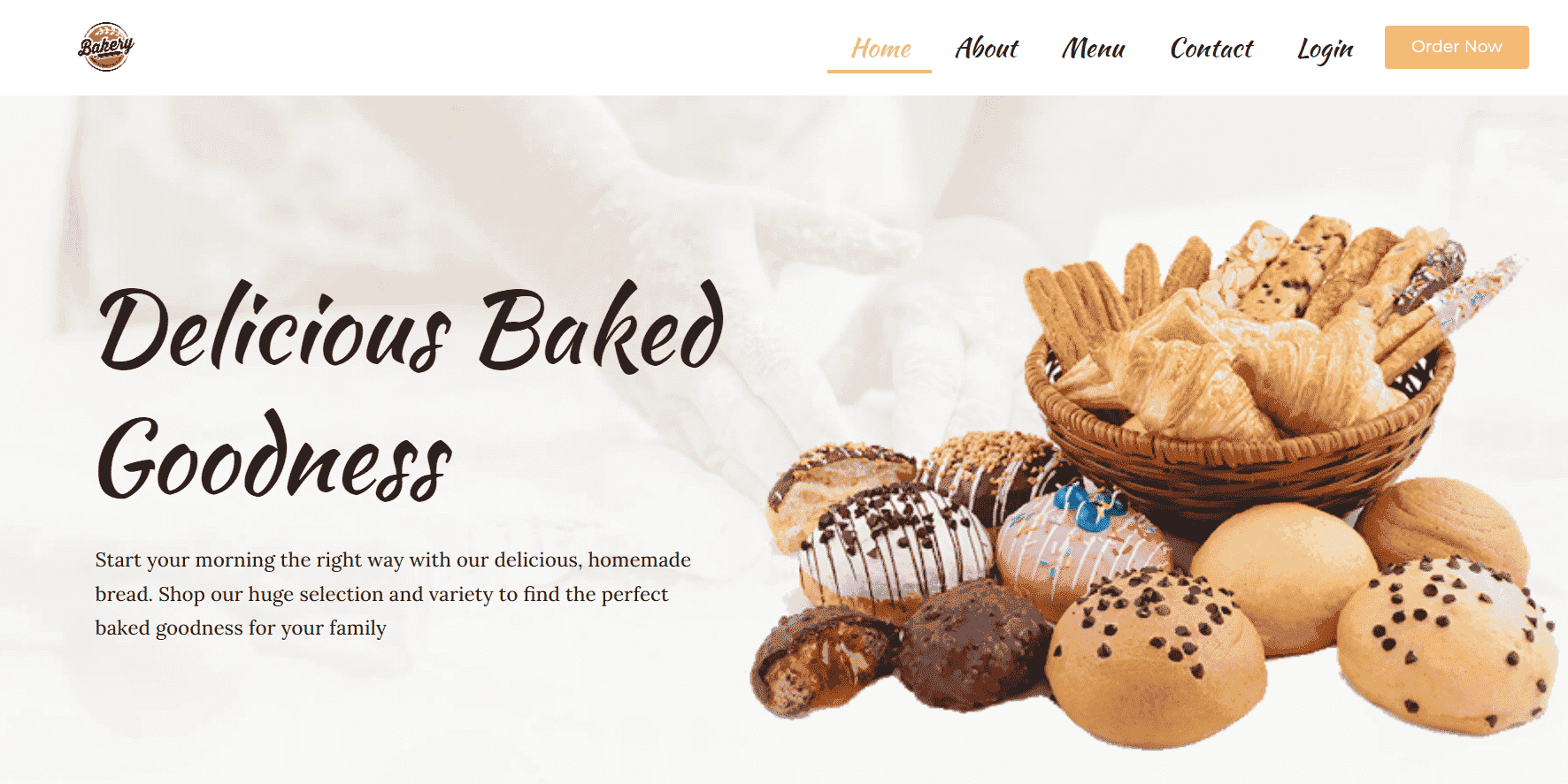 bakery website